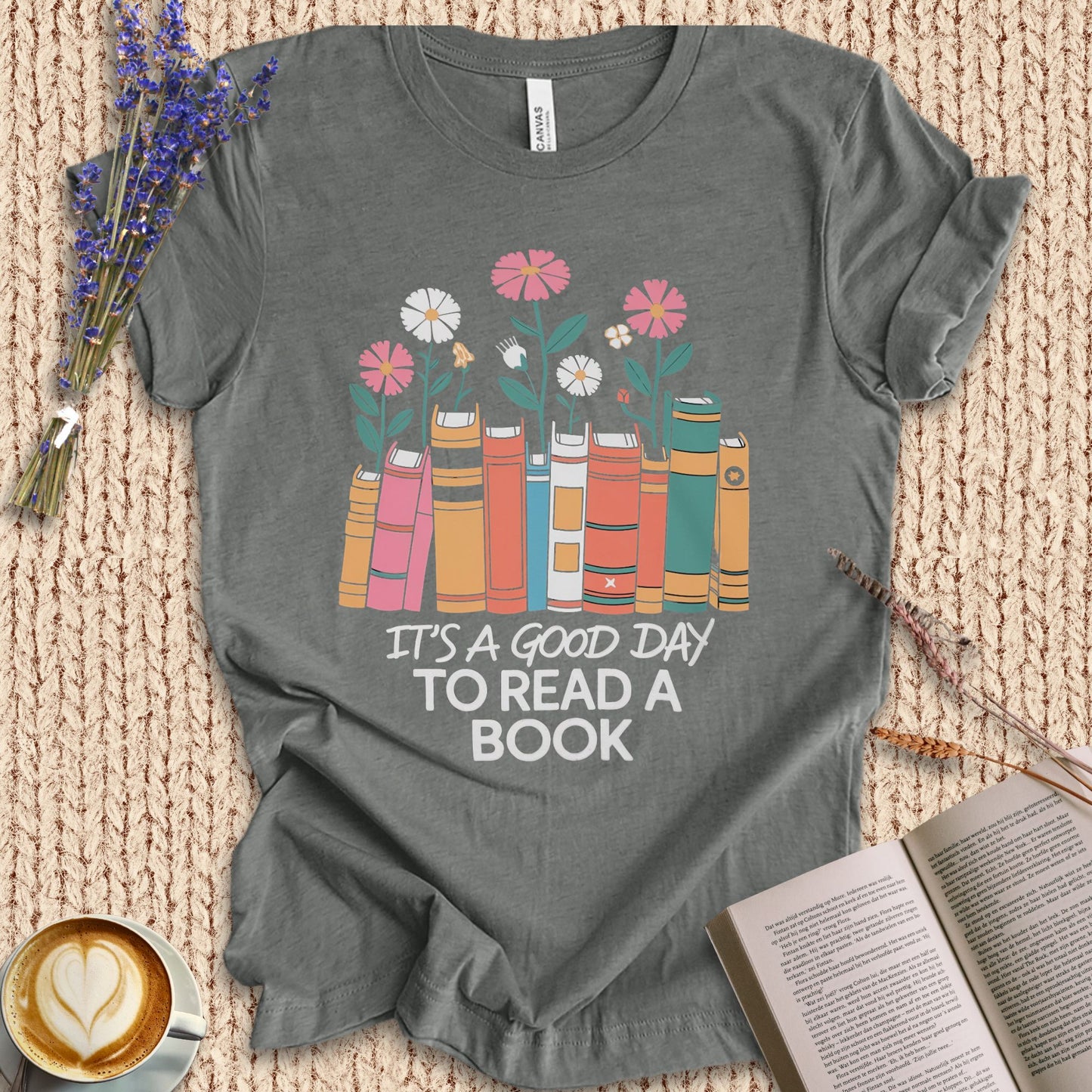 Good Day To Read Book Tee