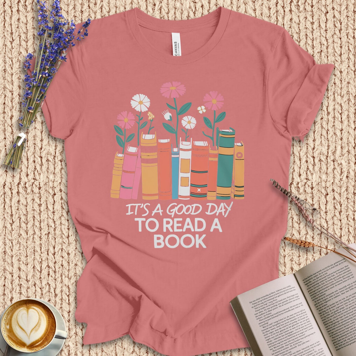 Good Day To Read Book Tee