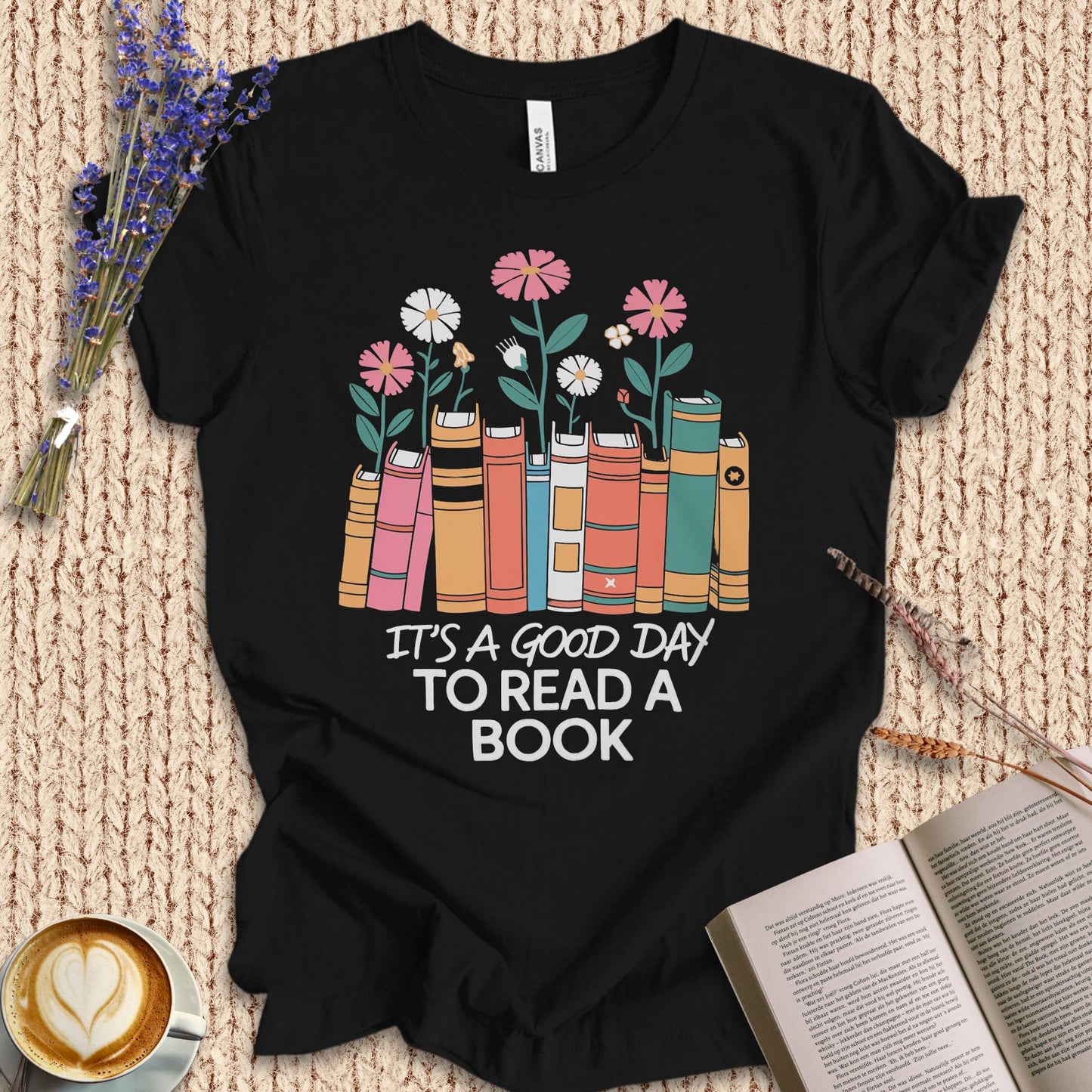 Good Day To Read Book Tee