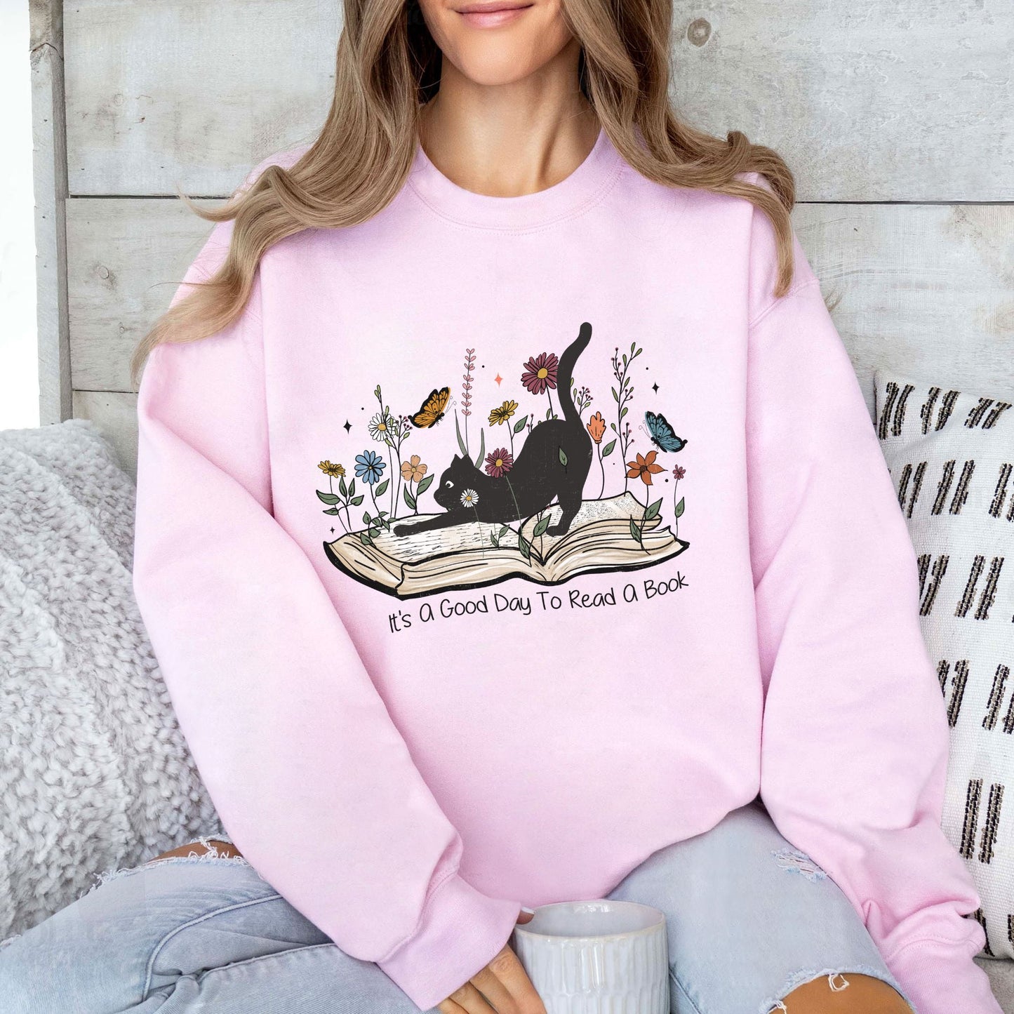 Good Day To Read A Book Sweatshirt