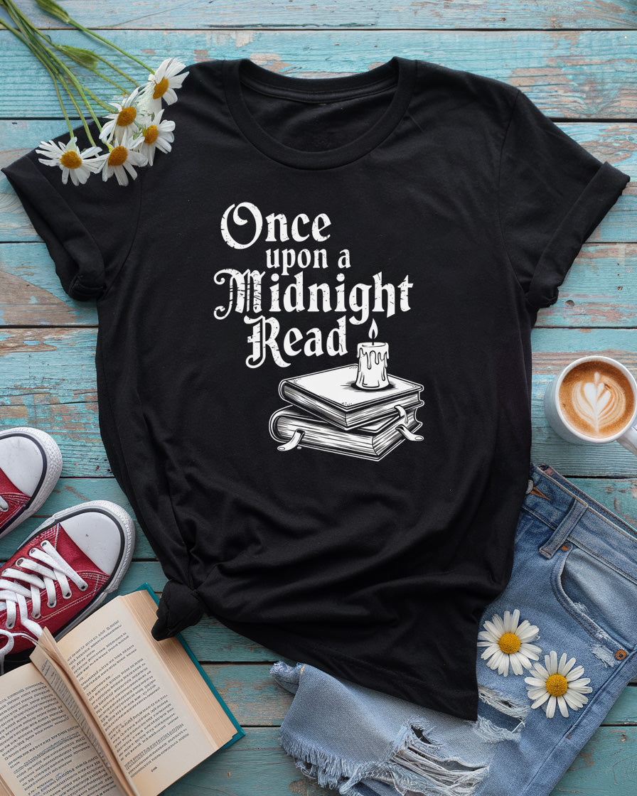 One Upon A Midnight Read Tee