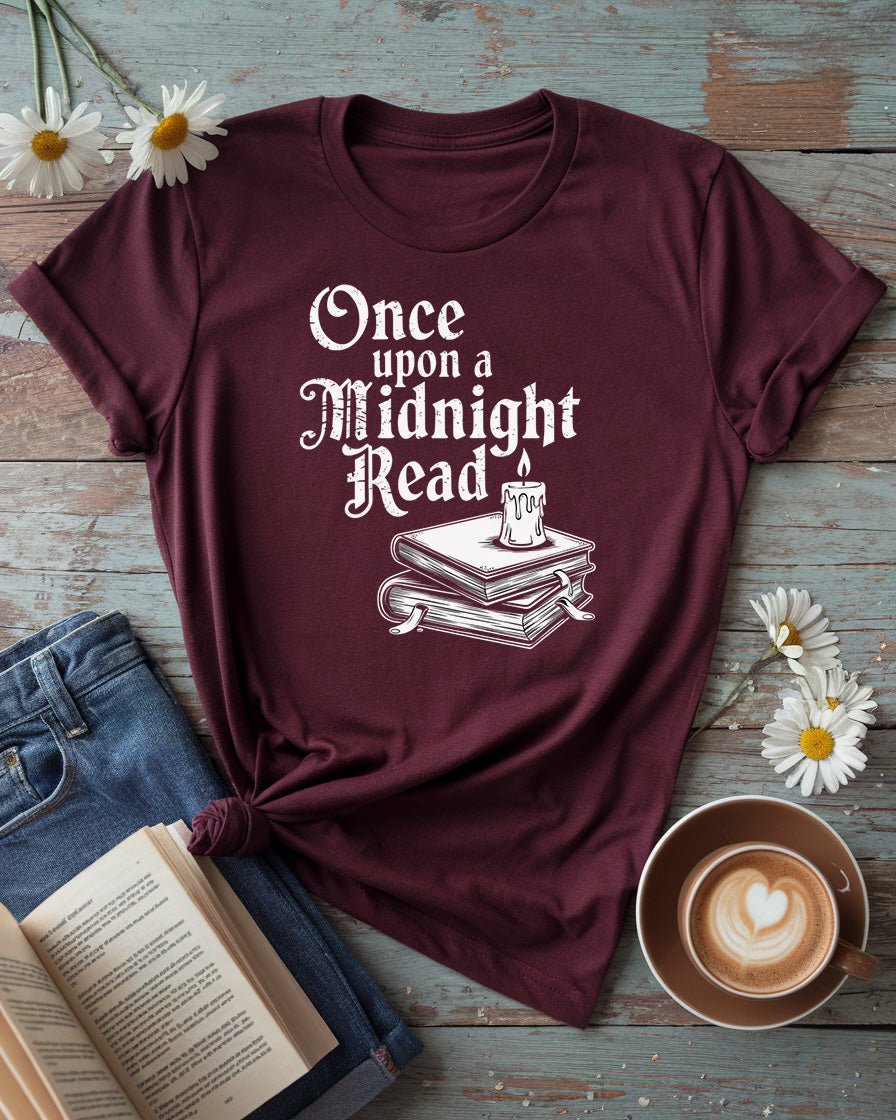 One Upon A Midnight Read Tee