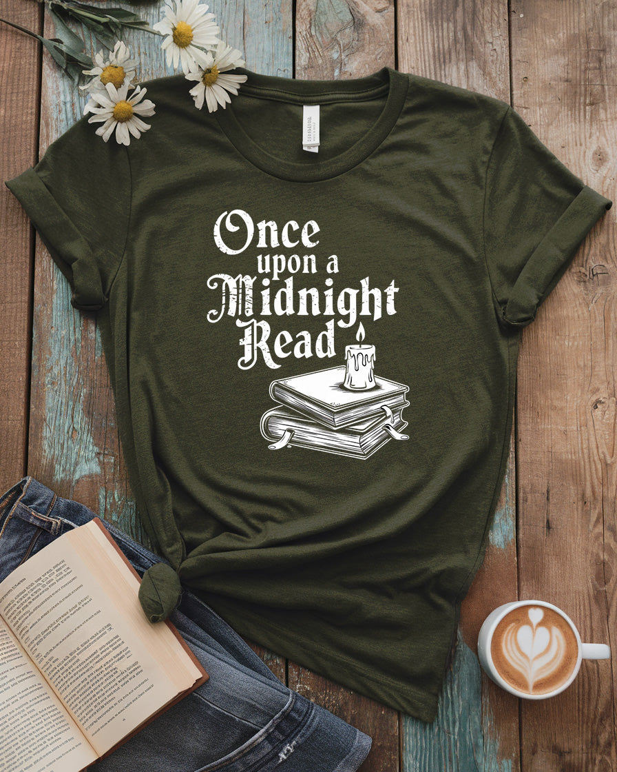 One Upon A Midnight Read Tee