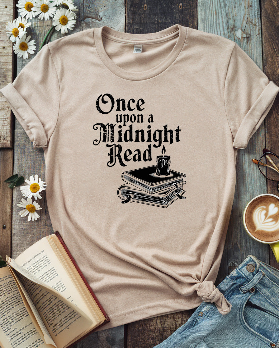 One Upon A Midnight Read Tee