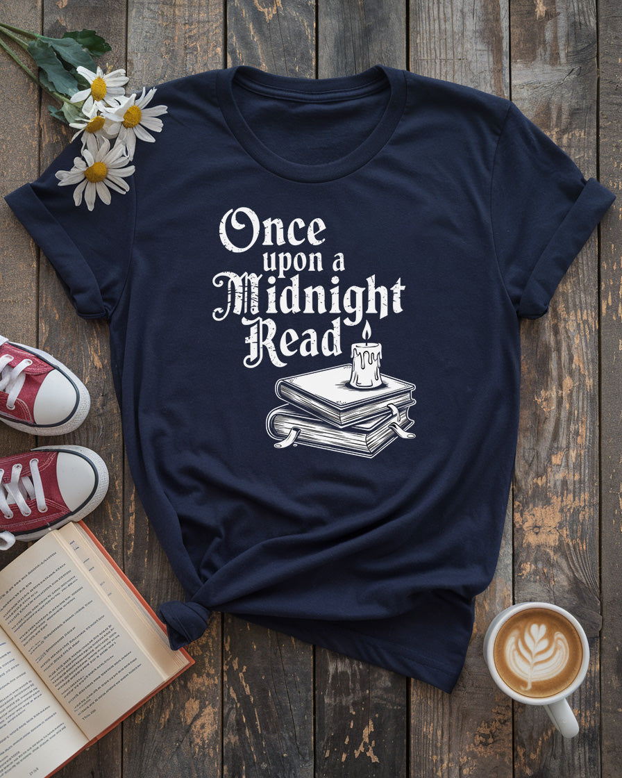 One Upon A Midnight Read Tee