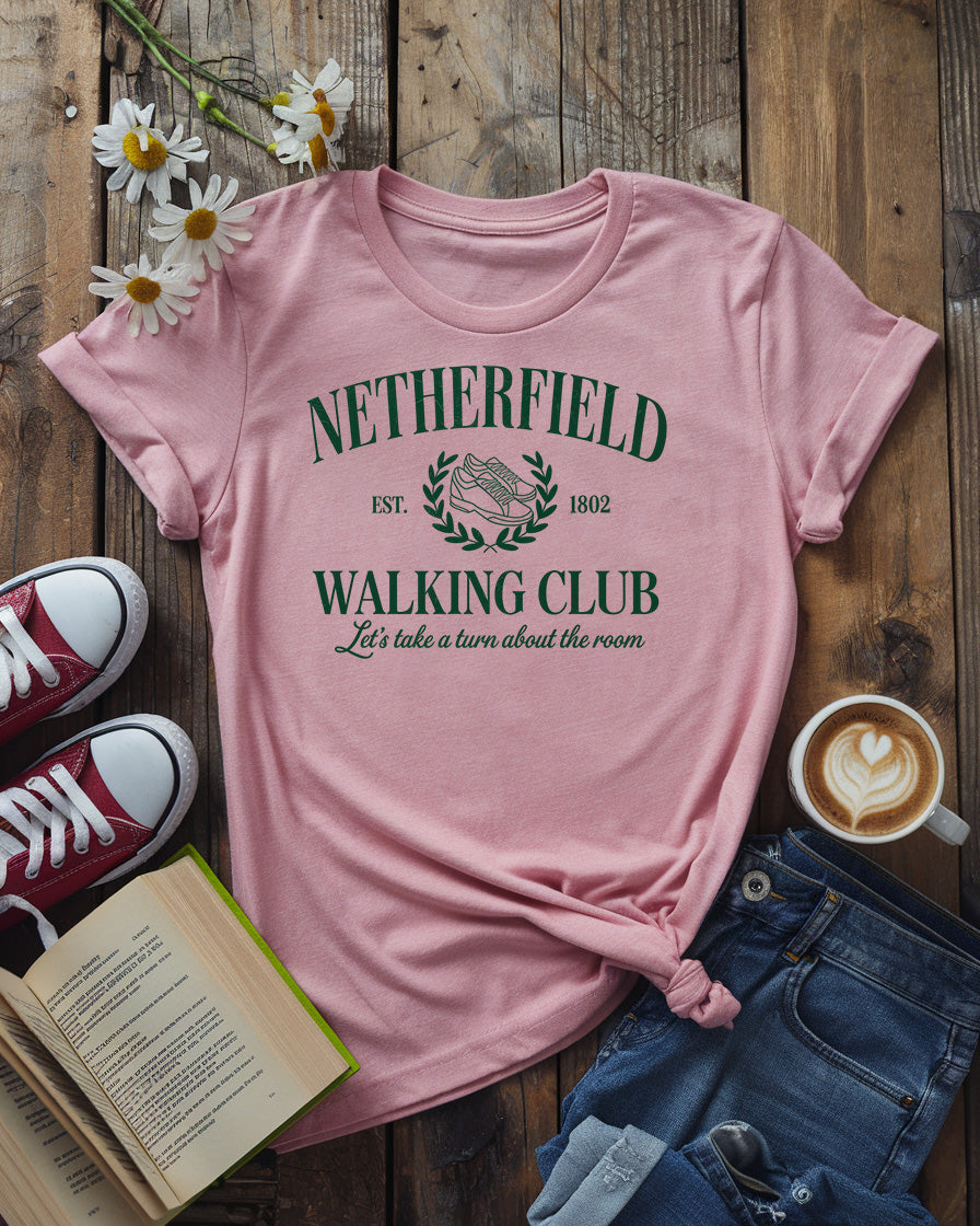 Pride and Prejudice - Netherfield Walking Club Tee