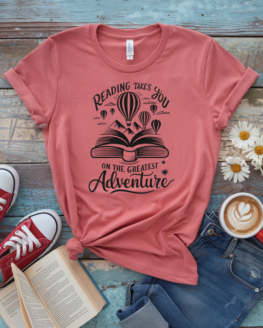 Reading Takes You Adventure Tee