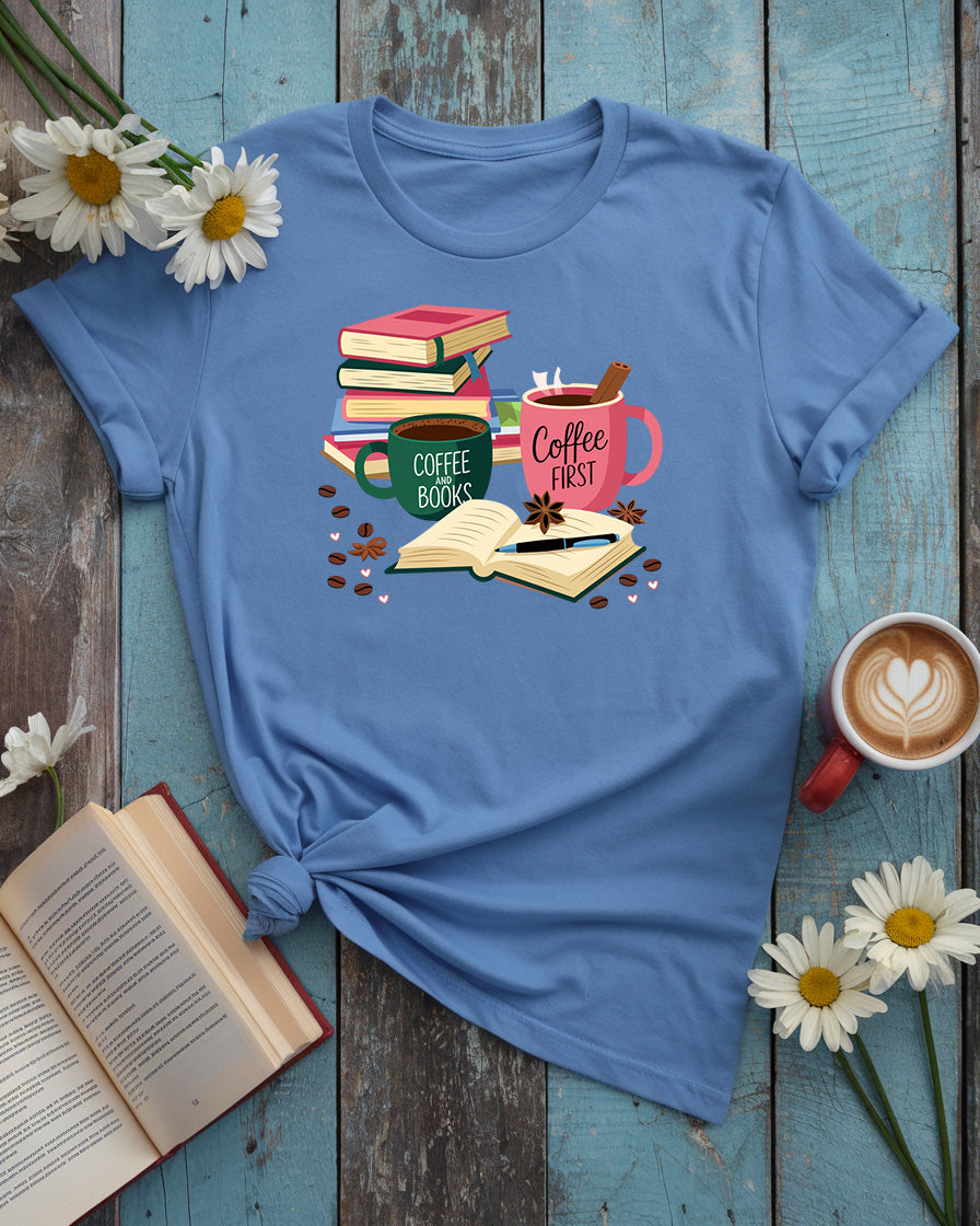 Coffe & Books Tee
