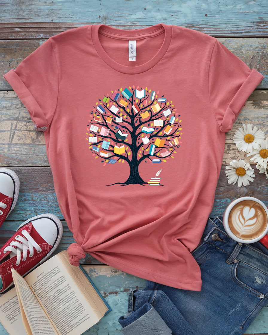 Book Tree Unisex Tee