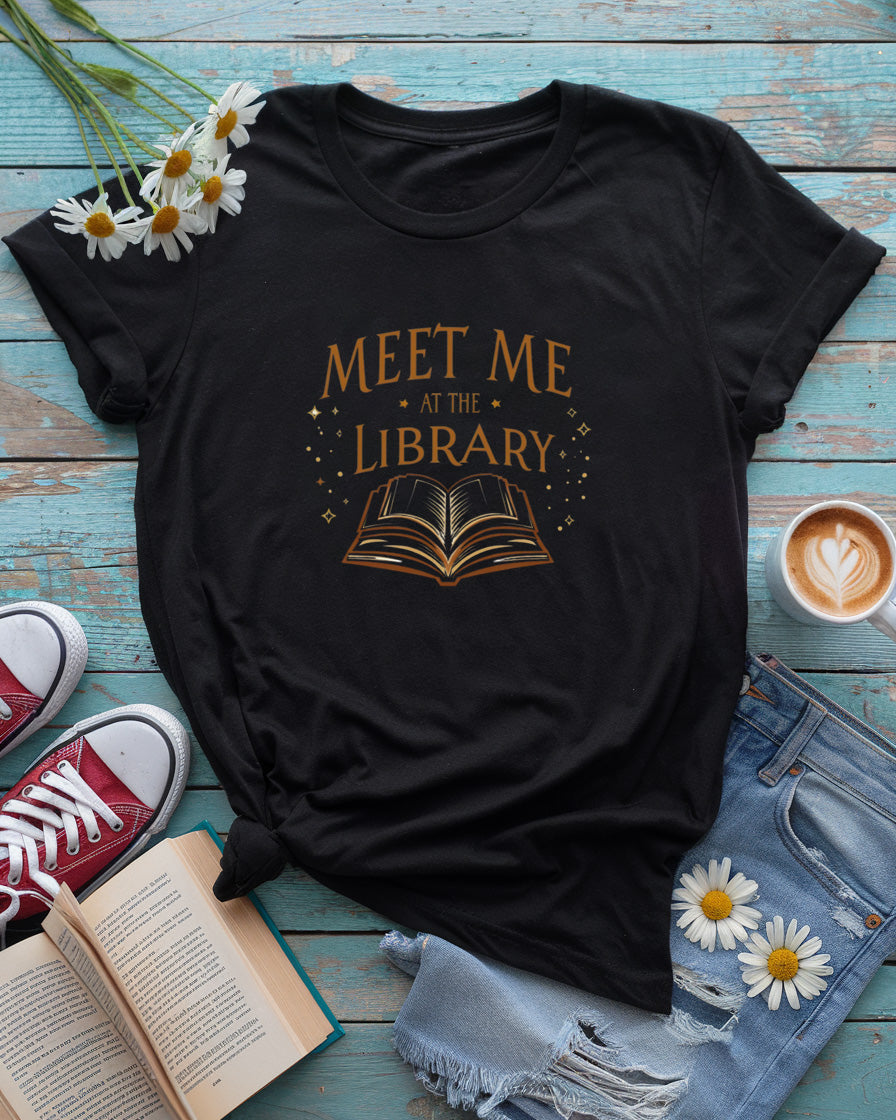 Meet Me At The Library T-Shirt