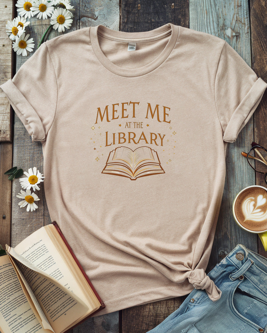 Meet Me At The Library T-Shirt