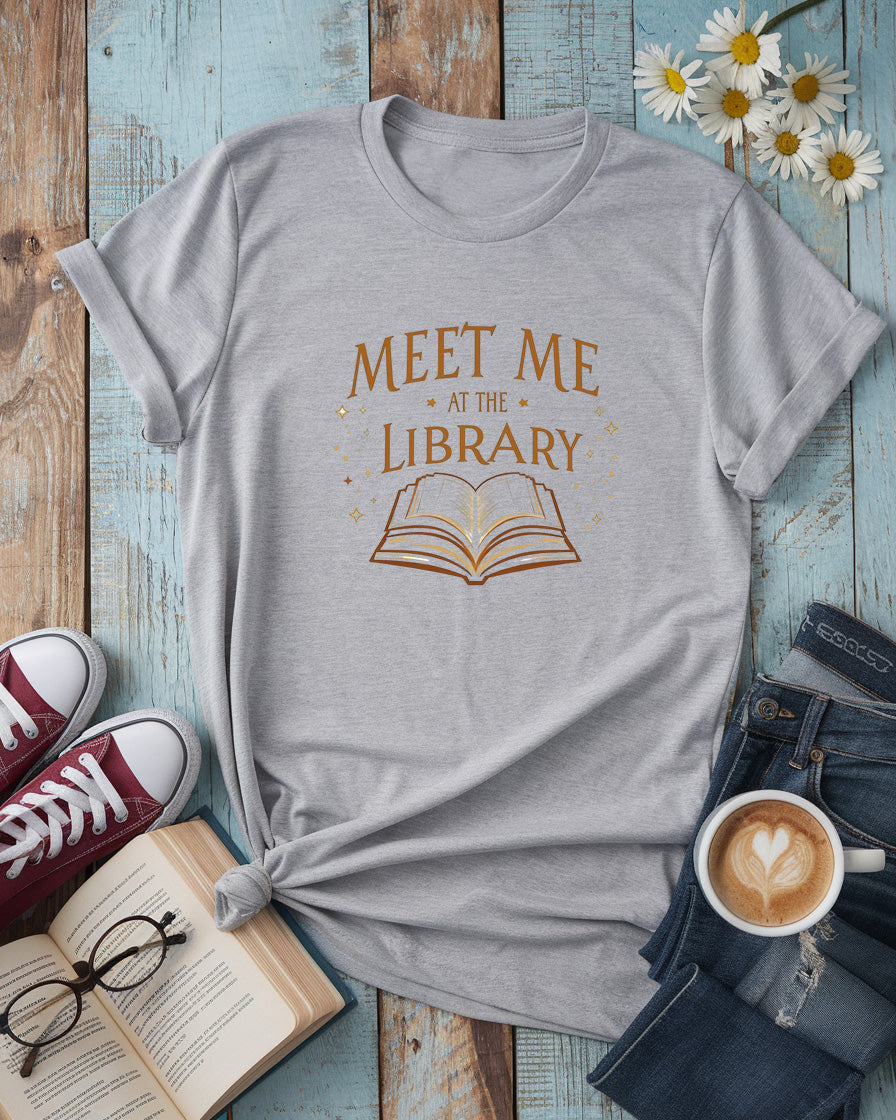 Meet Me At The Library T-Shirt