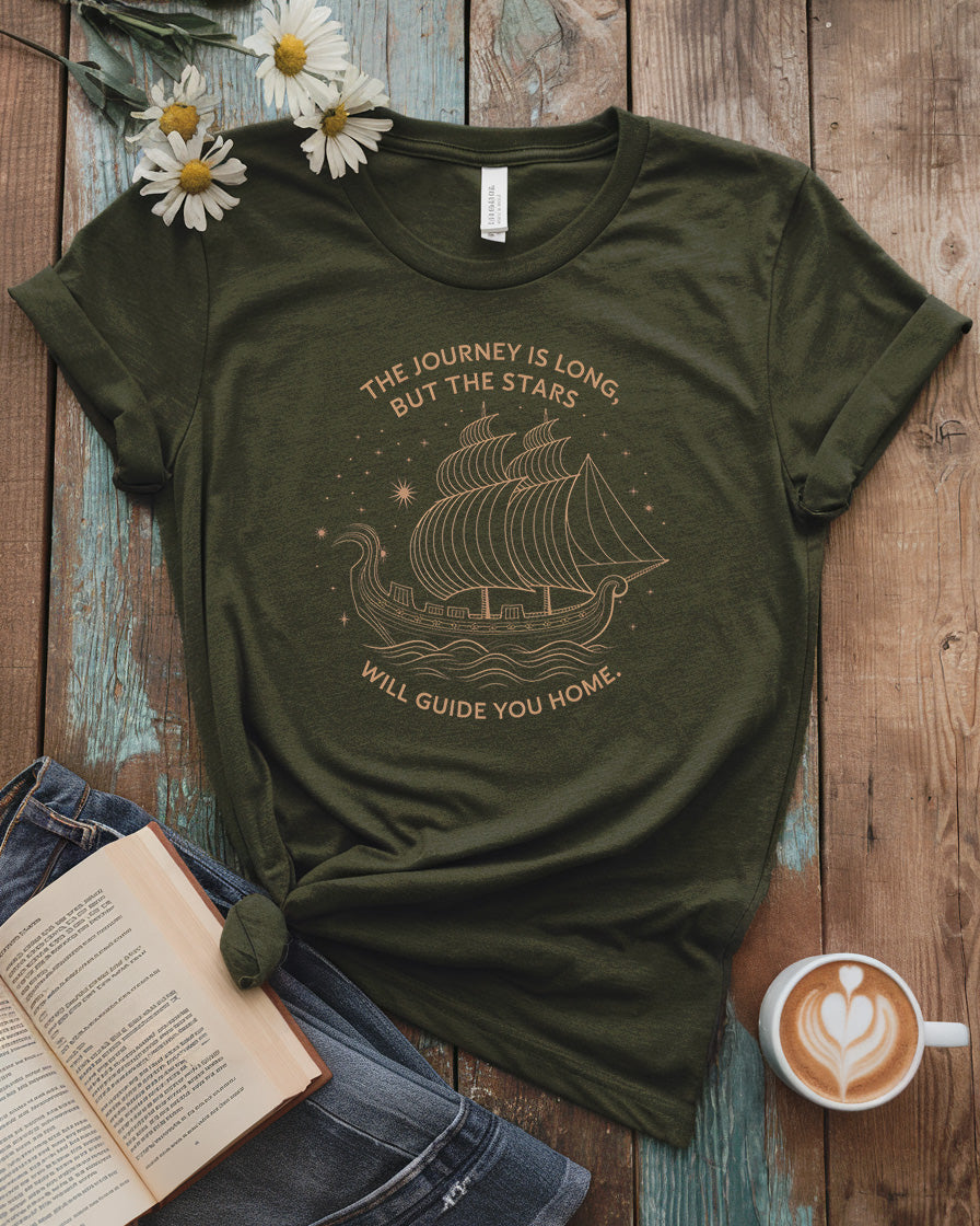 Odyssey Voyage Tee | Greek Mythology Ship