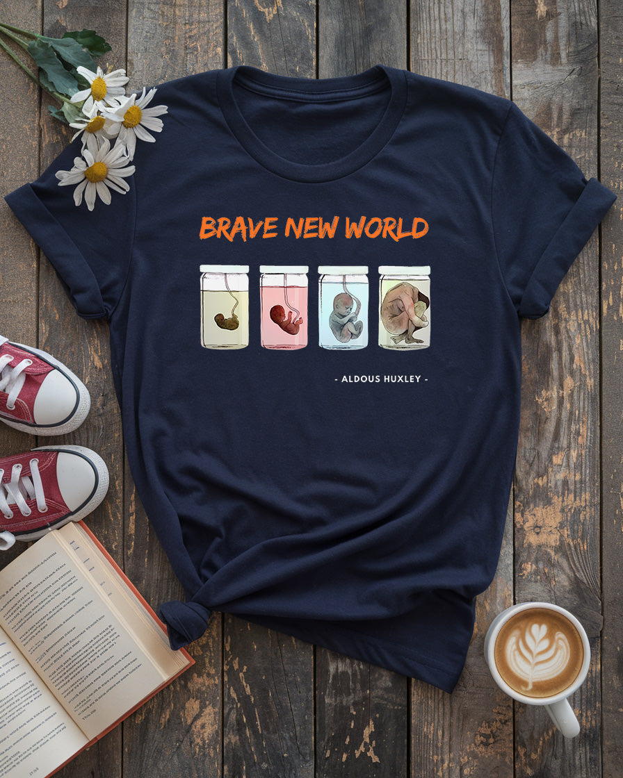 Brave New World Tee | Aldous Huxley Dystopian Classic