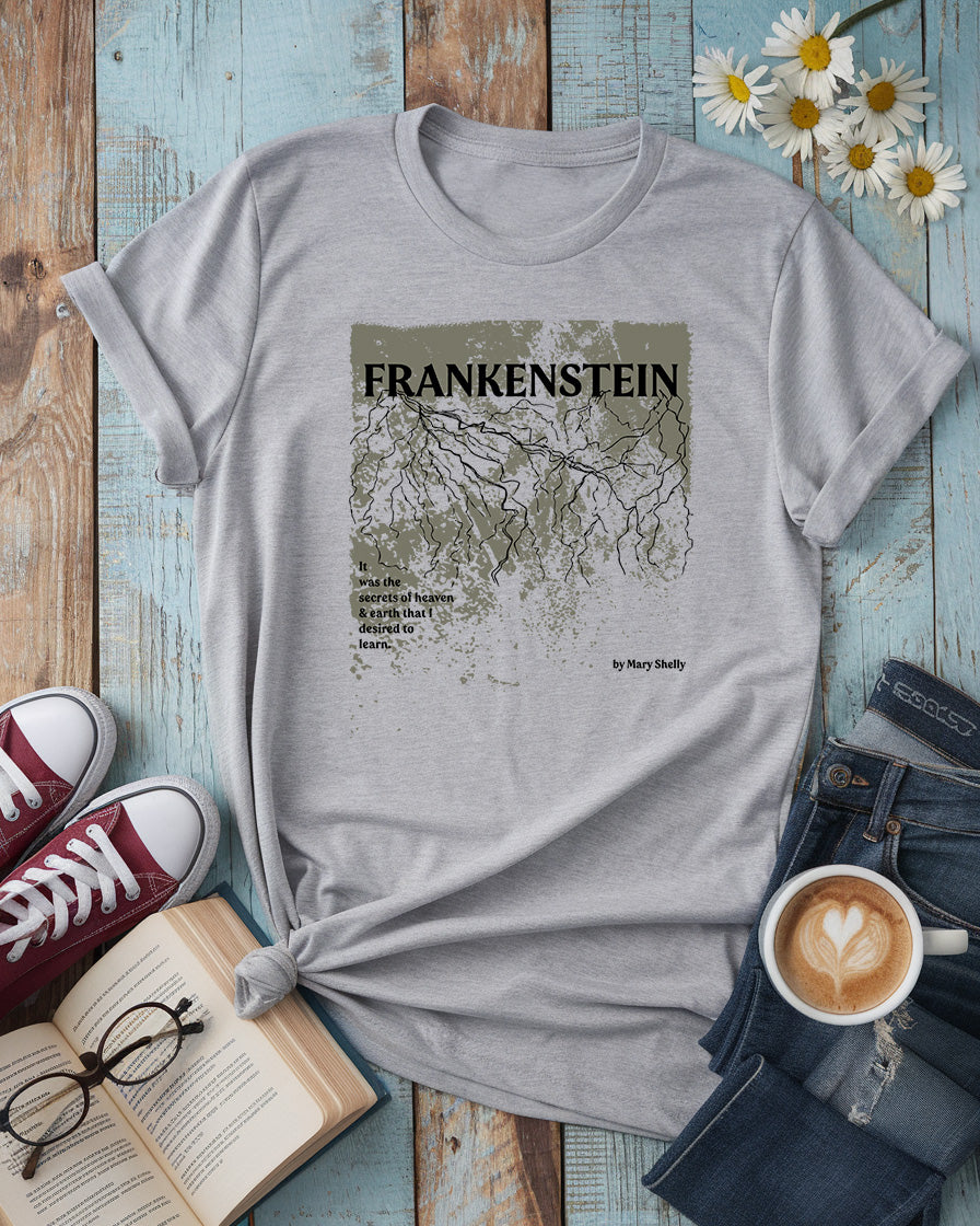 Frankenstein Literary Tee