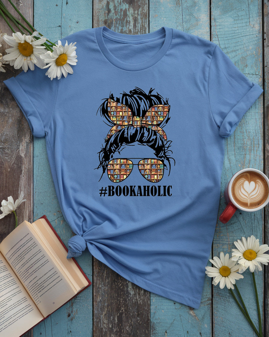 Bookaholic Tee, Premium Bella Cotton Shirt