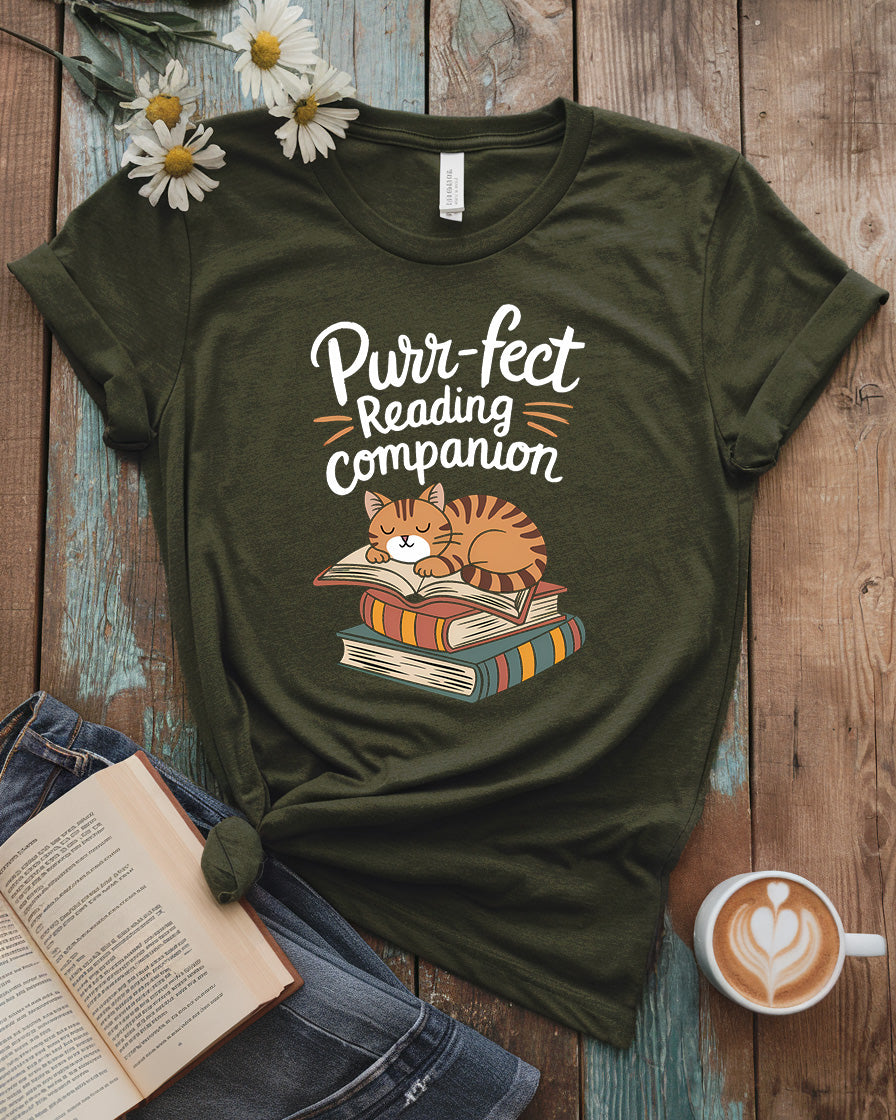 Purr-fect Reading Companion Tee