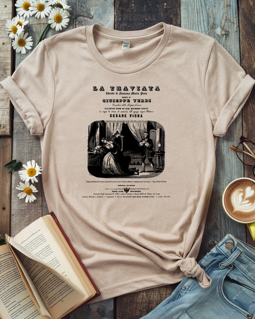 La Traviata Tee, Premium Bella Cotton