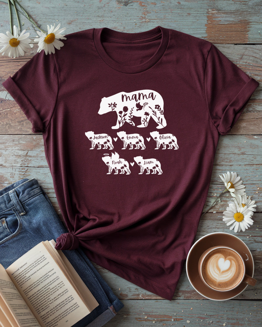 Custom Mama Bear & Cubs Tee