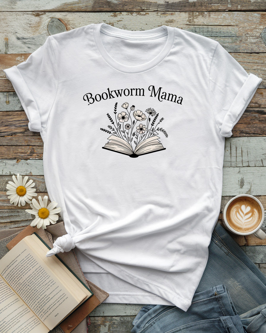 Bookworm Mama Tee