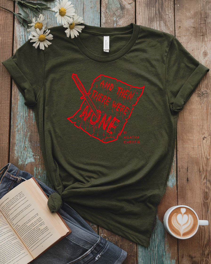 And Then There Were None Tee, Agatha Christie Mystery Book Lover