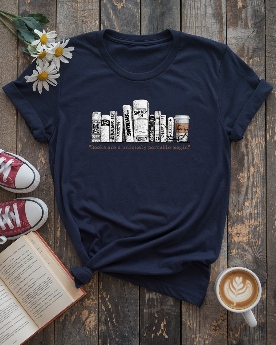 Stephen King Bookshelf Tee