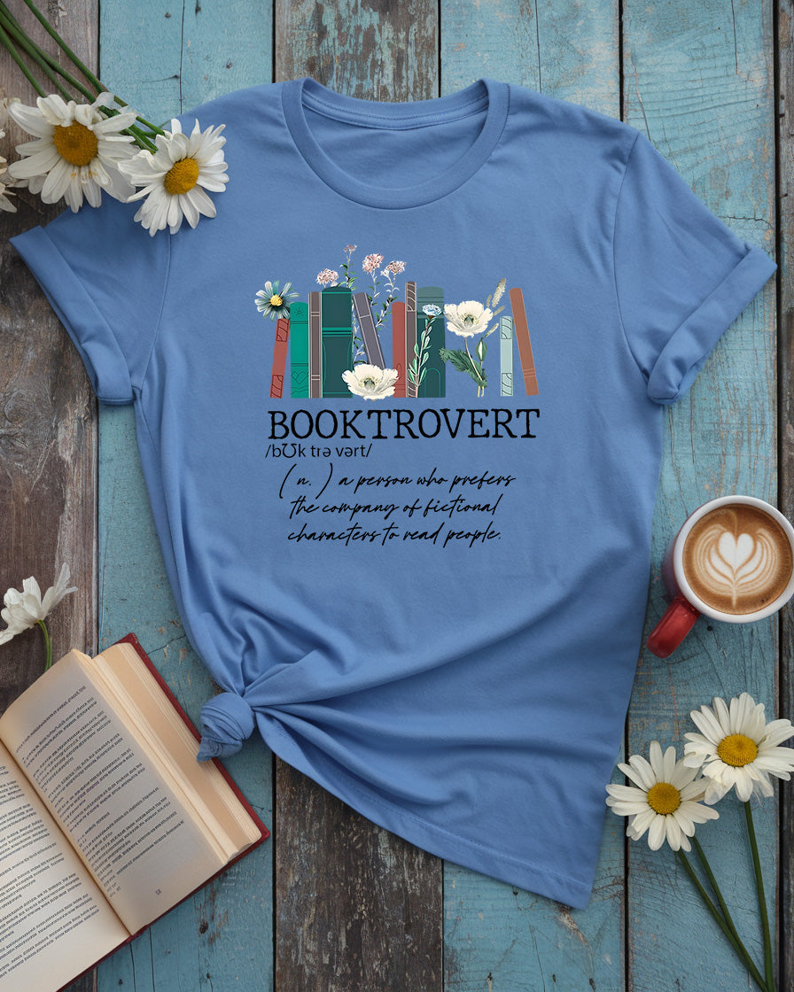 Booktrovert Tee, Unique Gift for Introverted Readers