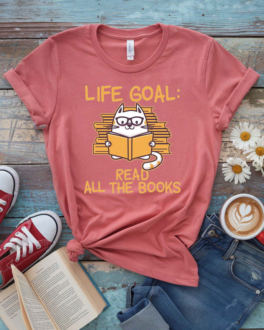 Read All the Books Tee