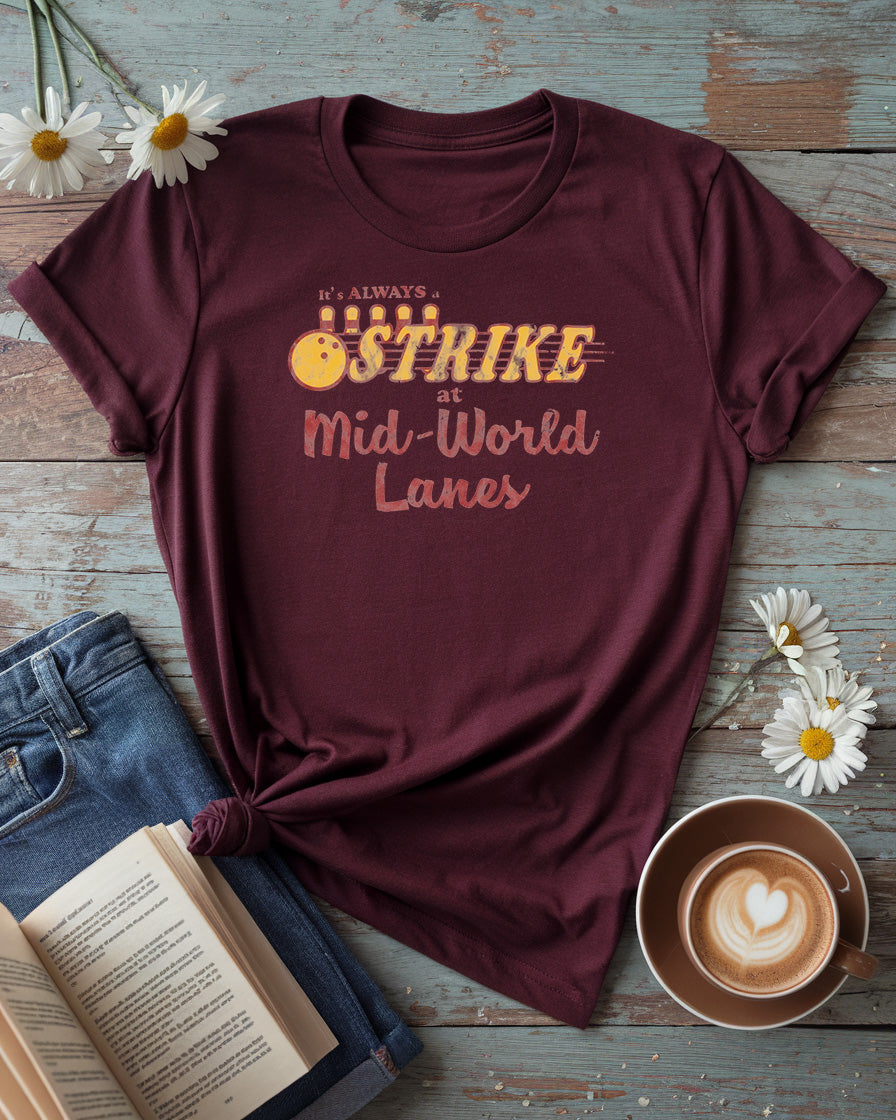 Mid-World Lanes Tee, The Dark Tower Vintage Bowling Shirt