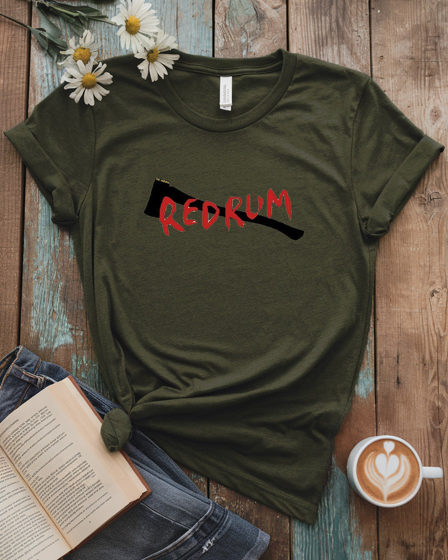 Redrum The Shining Tee, Stephen King Horror Book Lover