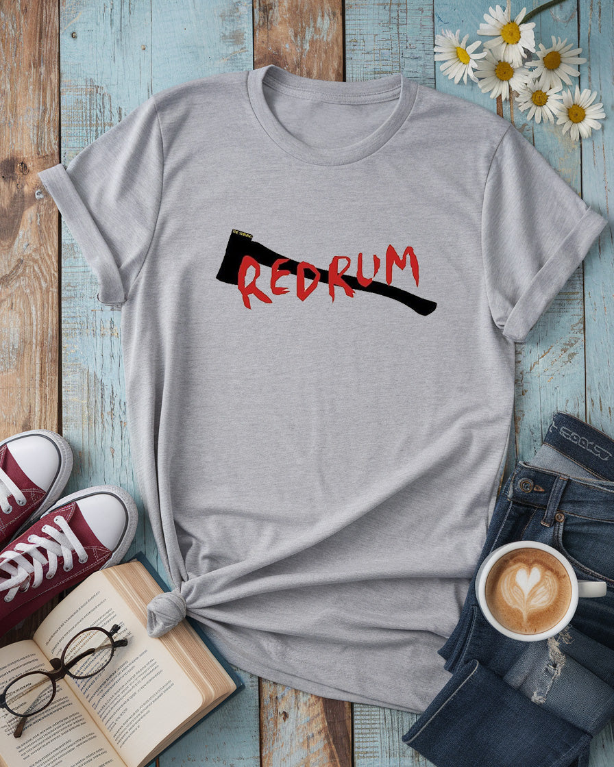 Redrum The Shining Tee, Stephen King Horror Book Lover