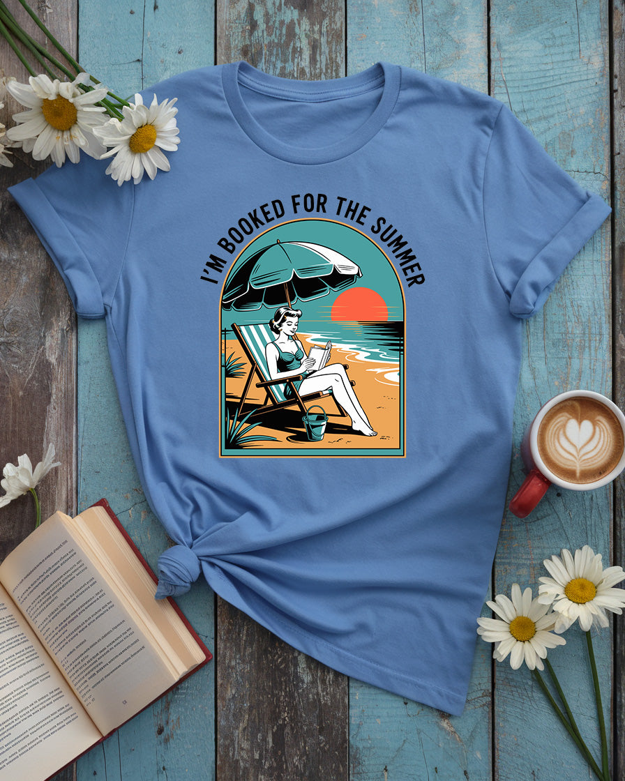 Retro Beach Book Lover Tee