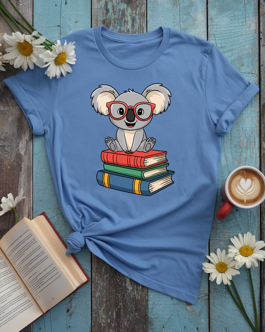 Cute Reading Animal Book Lover Tee