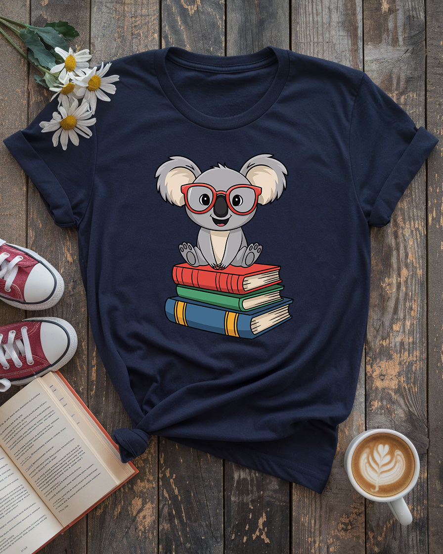 Cute Reading Animal Book Lover Tee