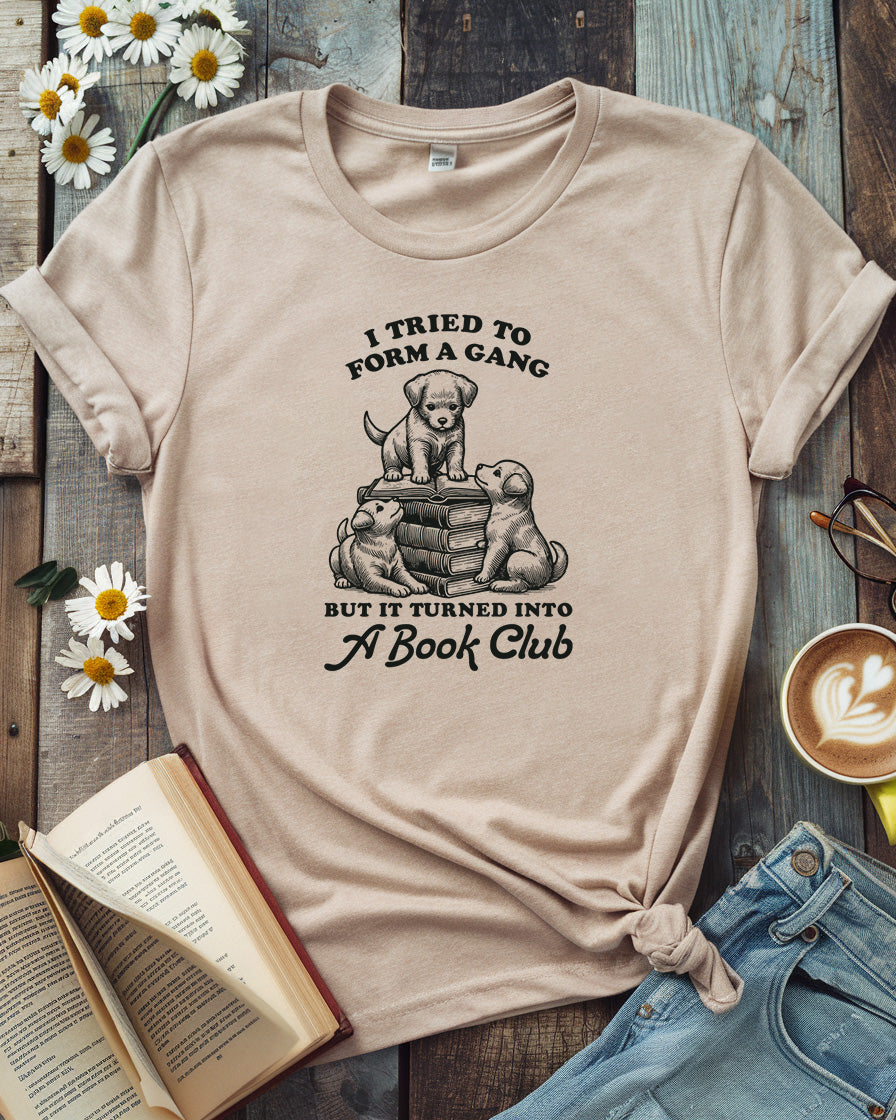 Turned Into a Book Club Tee