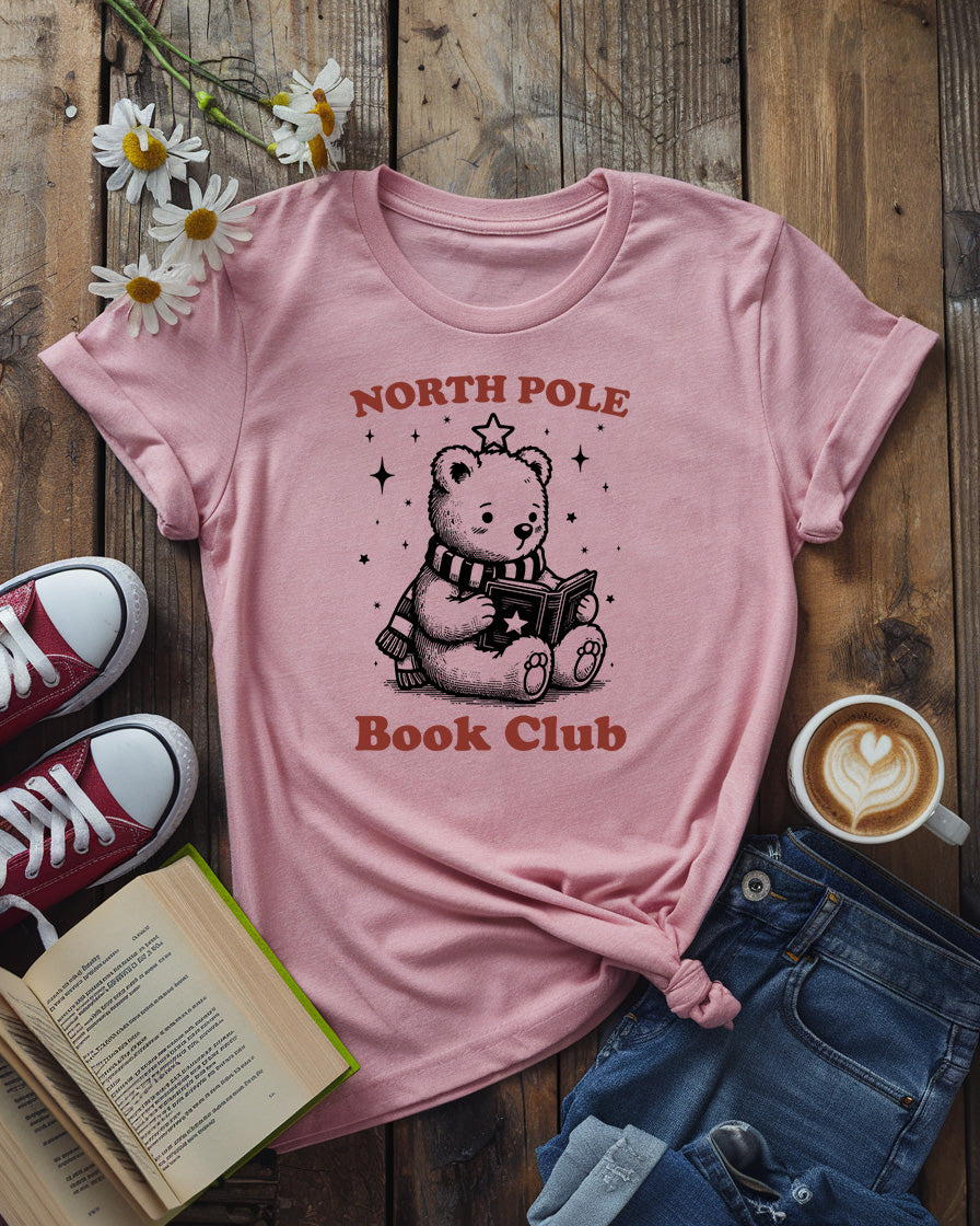 North Pole Book Club Tee