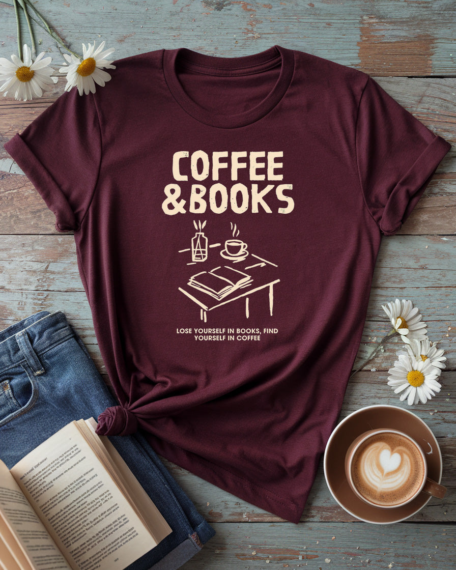 Coffee & Books Tee