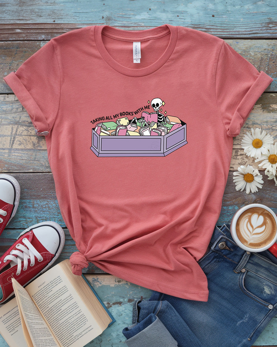 Taking All My Books With Me Tee