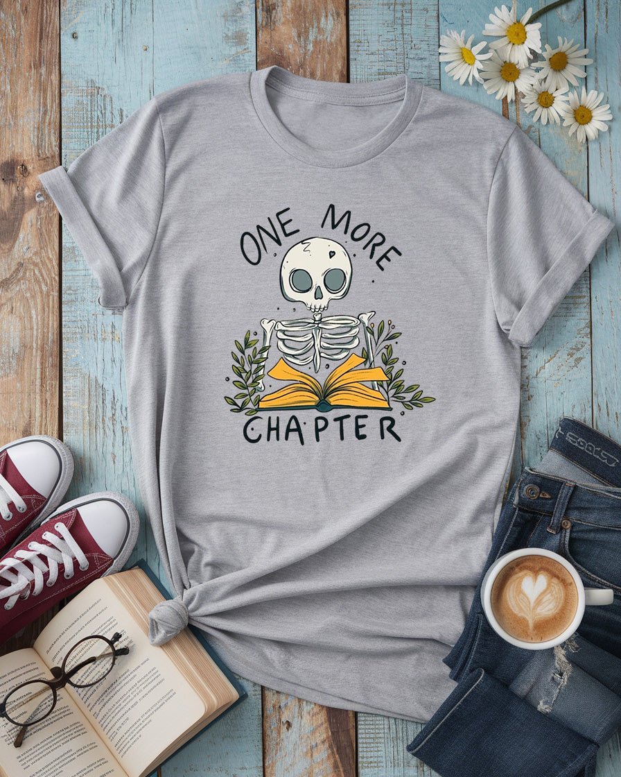 One More Chapter Skeleton Tee