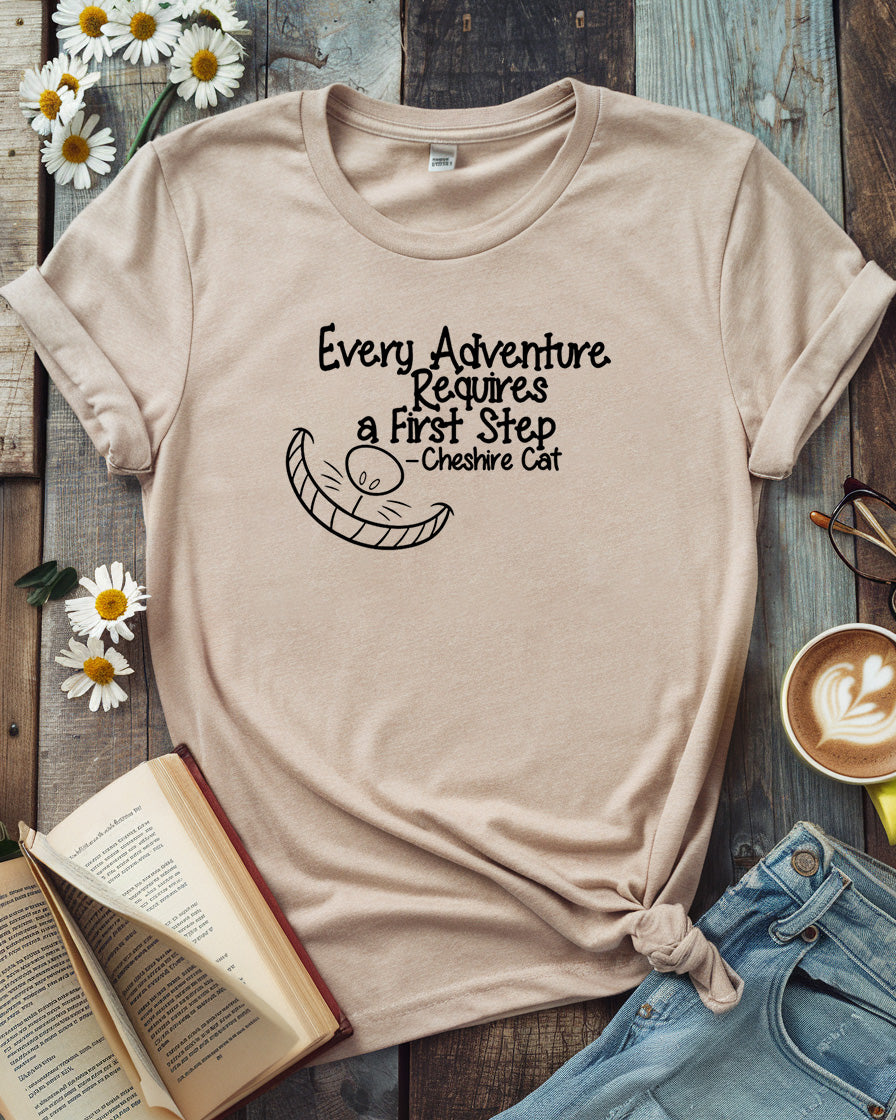Every Adventure Requires a First Step Tee