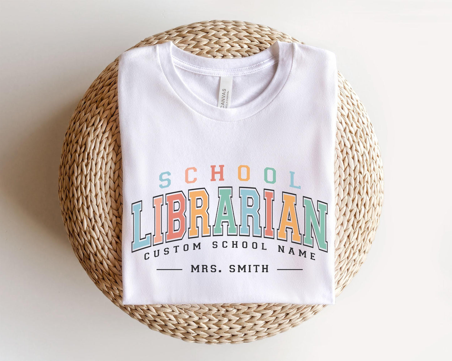 Custom School Librarian Shirt, Librarian Appreciation Gift