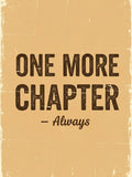 One More Chapter — Vintage Screen Print Tee - 01-hero