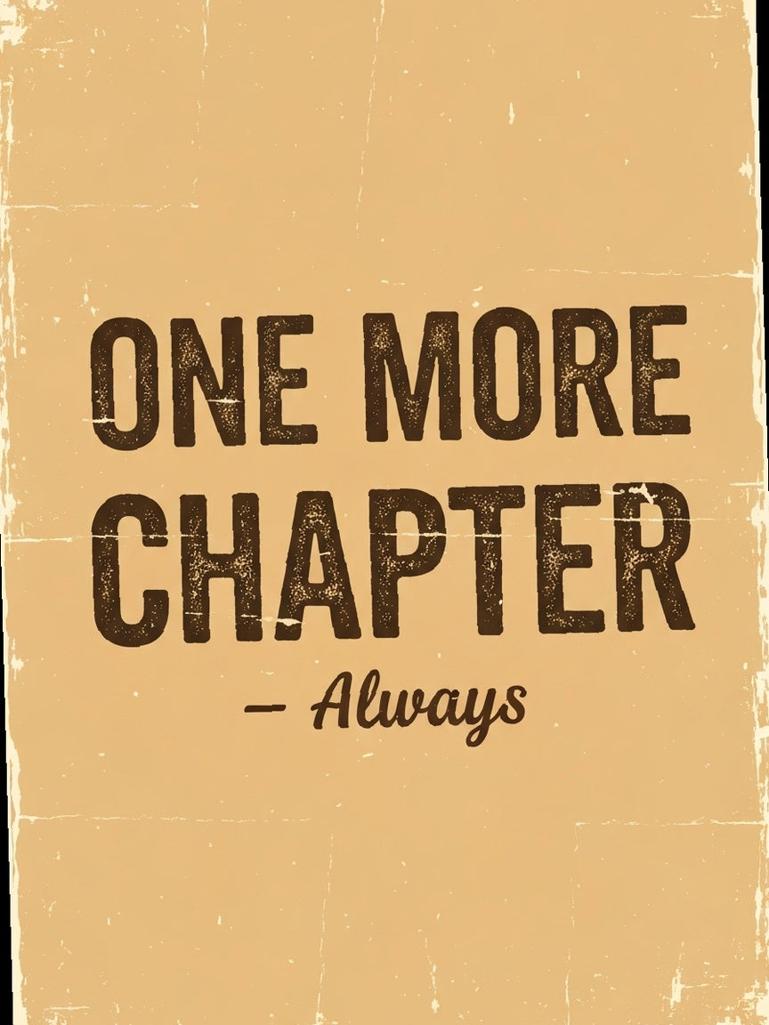 One More Chapter — Vintage Screen Print Tee - 03-lifestyle-2