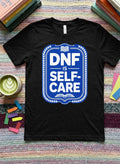 DNF Is Self-Care — Reader Identity Badge Tee
