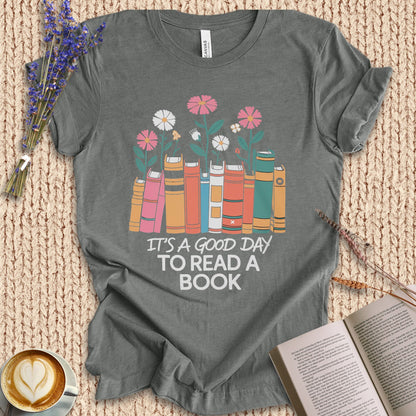 Good Day To Read Book Tee