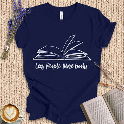 Less People More Books Tee