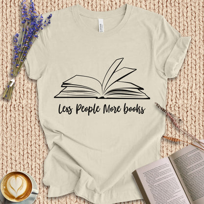 Less People More Books Tee