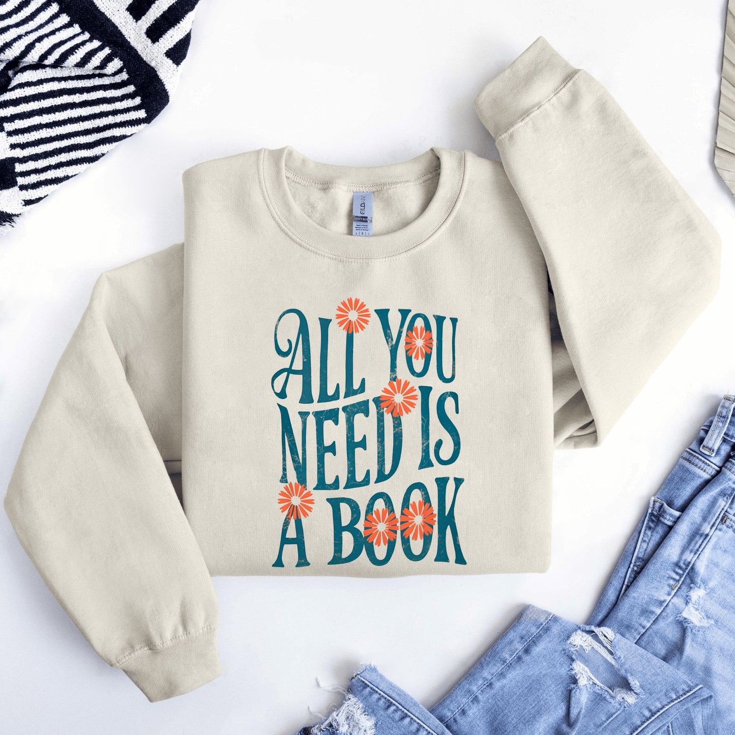 All You Need Is A Book Sweatshirt