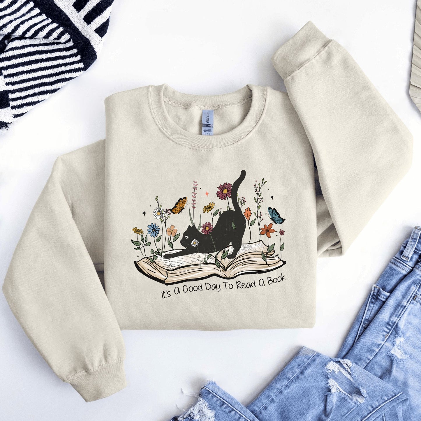 Good Day To Read A Book Sweatshirt