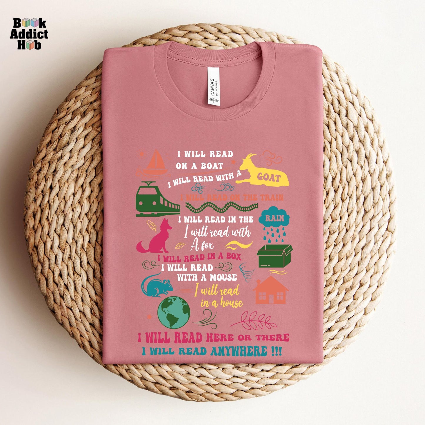 I Will Read Here Or There Tee